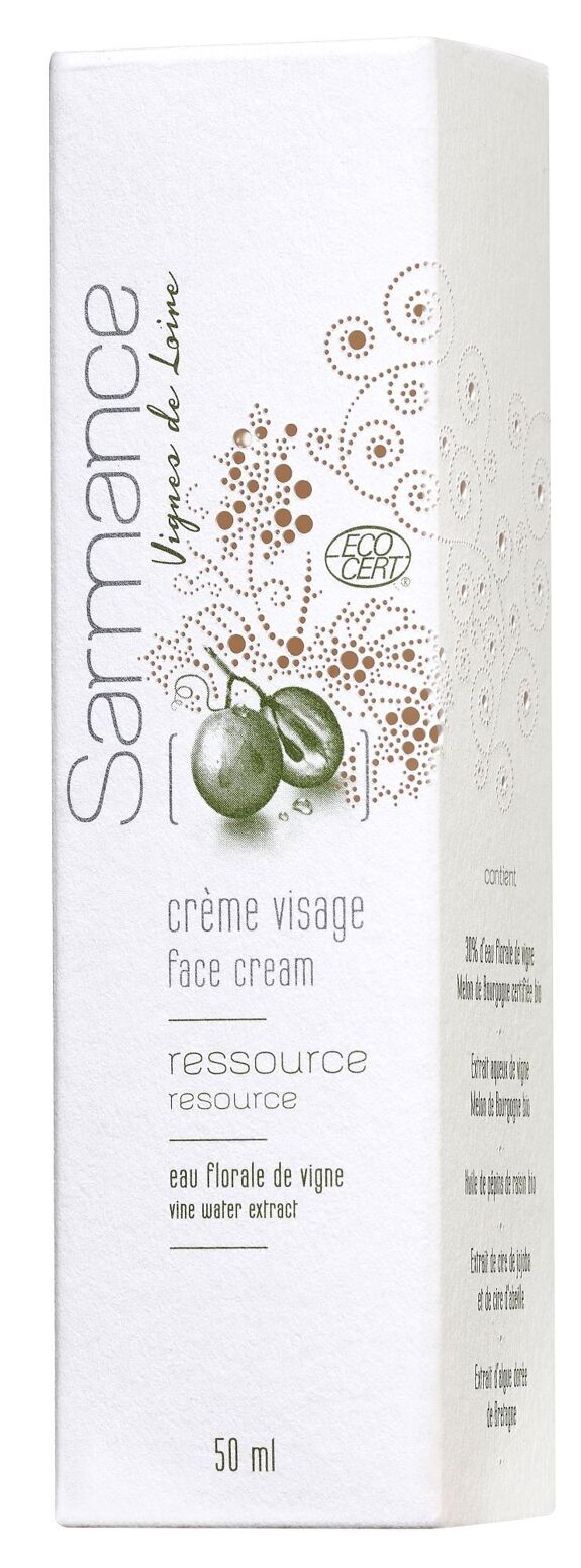 Organic nourishing and antioxidant face cream