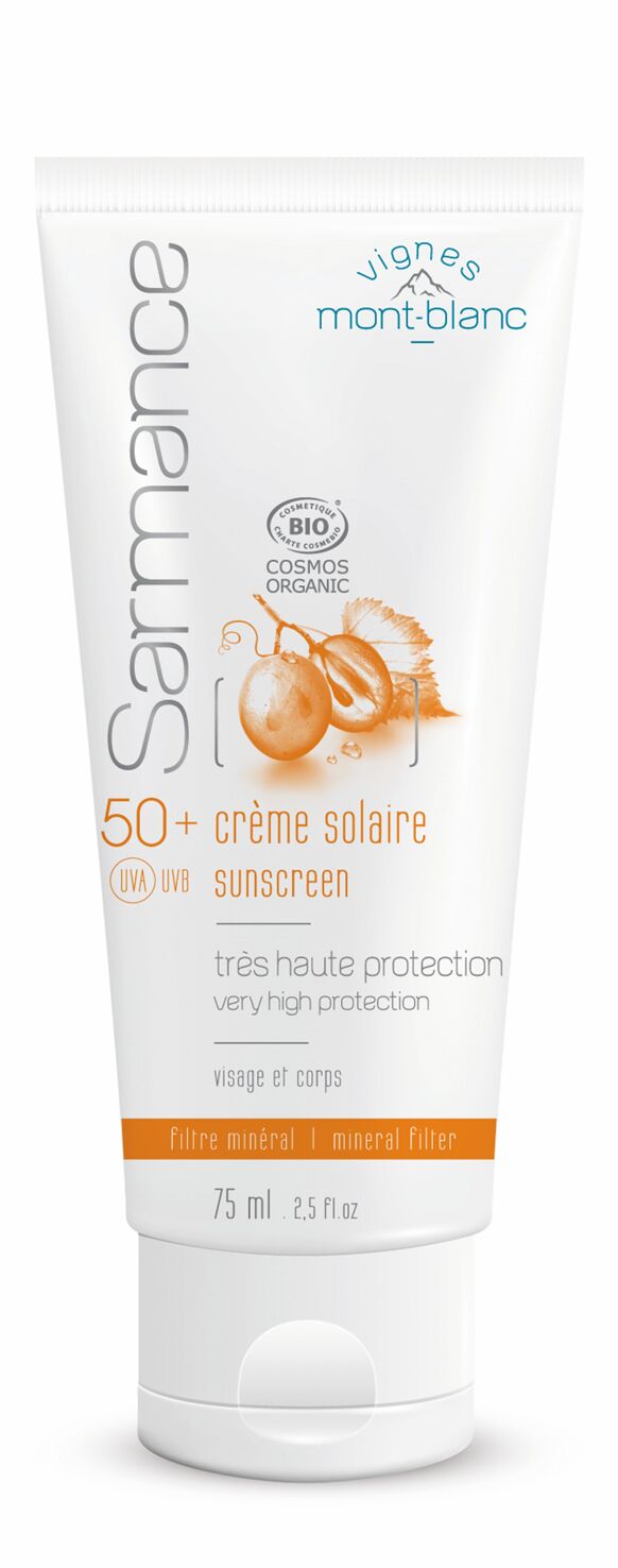 SPF 50+ sunscreen Face & organic body