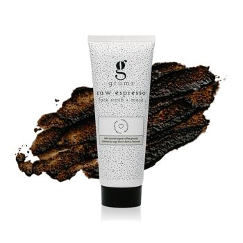 GRUMS RAW ESPRESSO 2N1 Exfoliant and mask