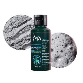 Powder face cleaner - purifying charcoal