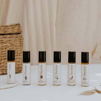 Collection of 6 premium organic care oils