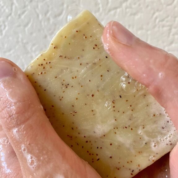 Walnut bread - solid body soap