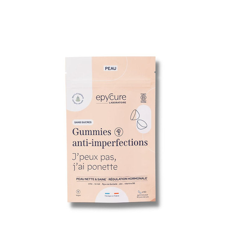 Anti-imperfection gum without sugar epycure