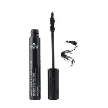 Organic certified black lengthening mascara