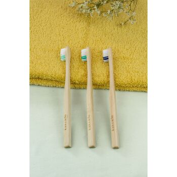 Apimani adult wooden toothbrush