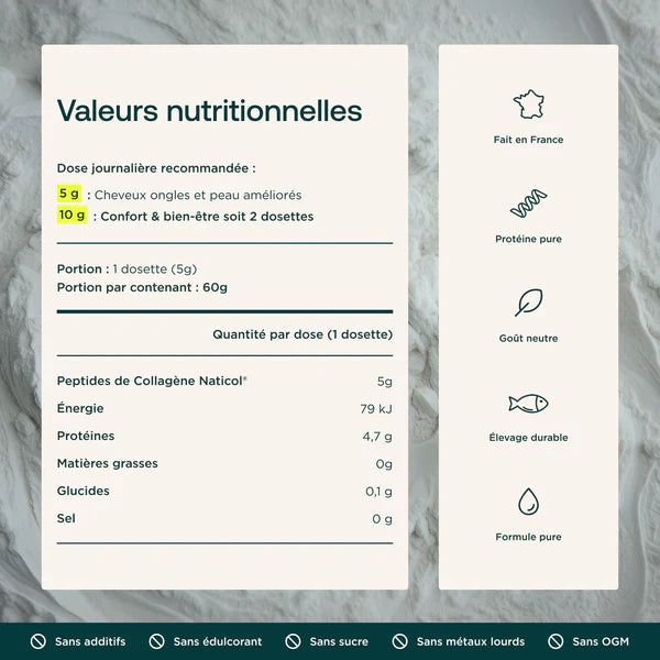 Neutral marine collagen in humble powder+