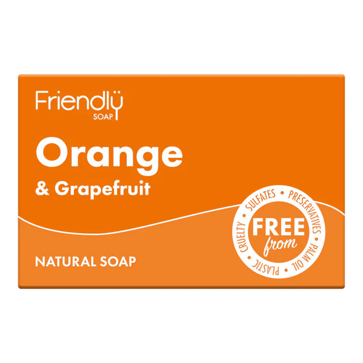 Orange and grapefruit vegan soap