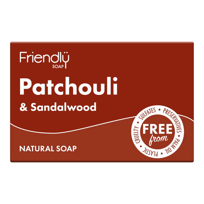 Patchouli and sandalwood vegan soap