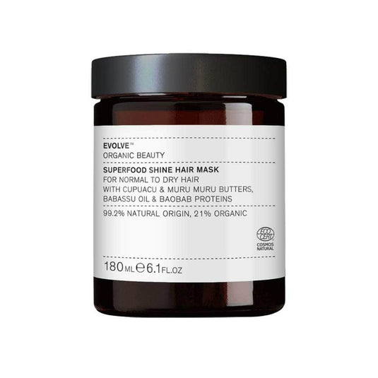 Shiny hair mask with super foods