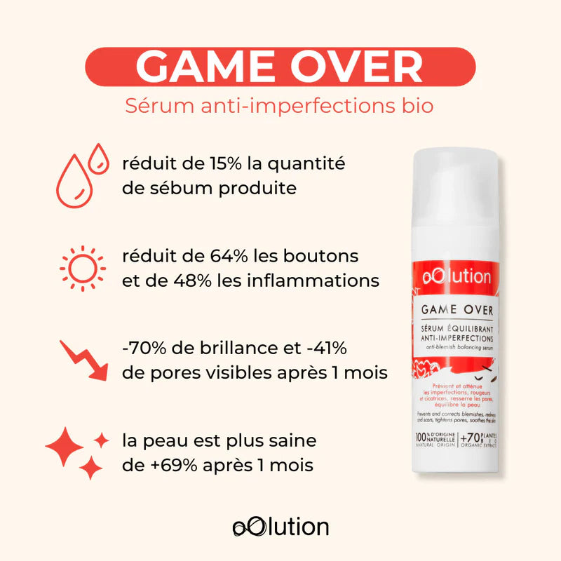 Purifying and regulator anti-imperfections serum- game over