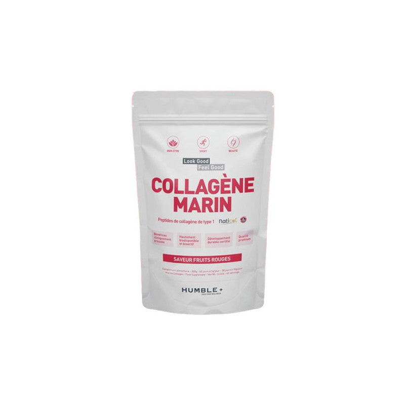 Marin collagen red fruit in humble powder+