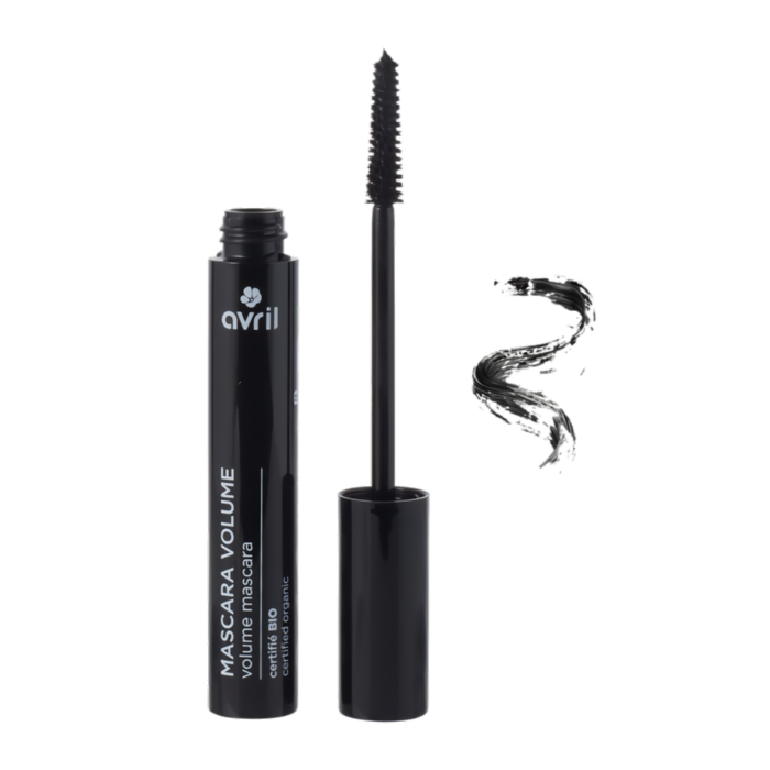 Organic certified black volume mascara